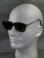 VTG Silver Dollar Manchester Tortoise Brown Smoke Lens Sun Eyeglasses Aviator