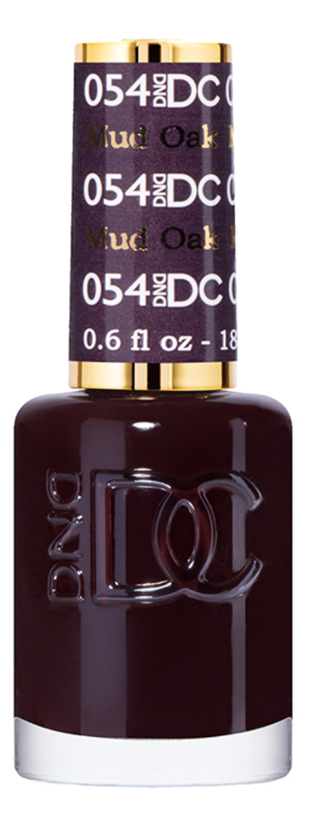DND DC 054 Mud Oak “Deep Almost Black Burgundy” Nail Lacquer
