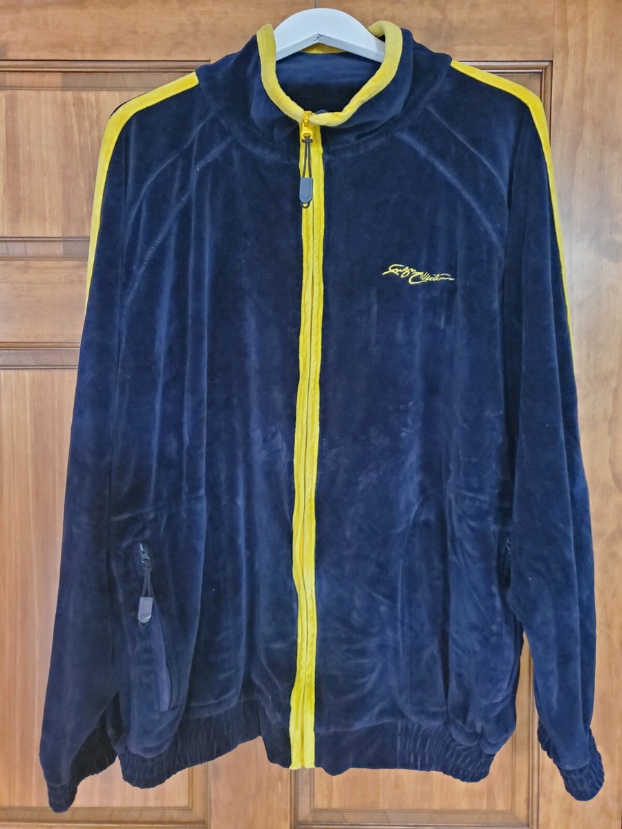Vintage Y2k FUBU Sports Blue Velour Full Zip Track Jacket Vintage Y2k FUBU Sports Blue Velour Full Zip Track Jacket