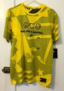 nike peace love basketball t shirt