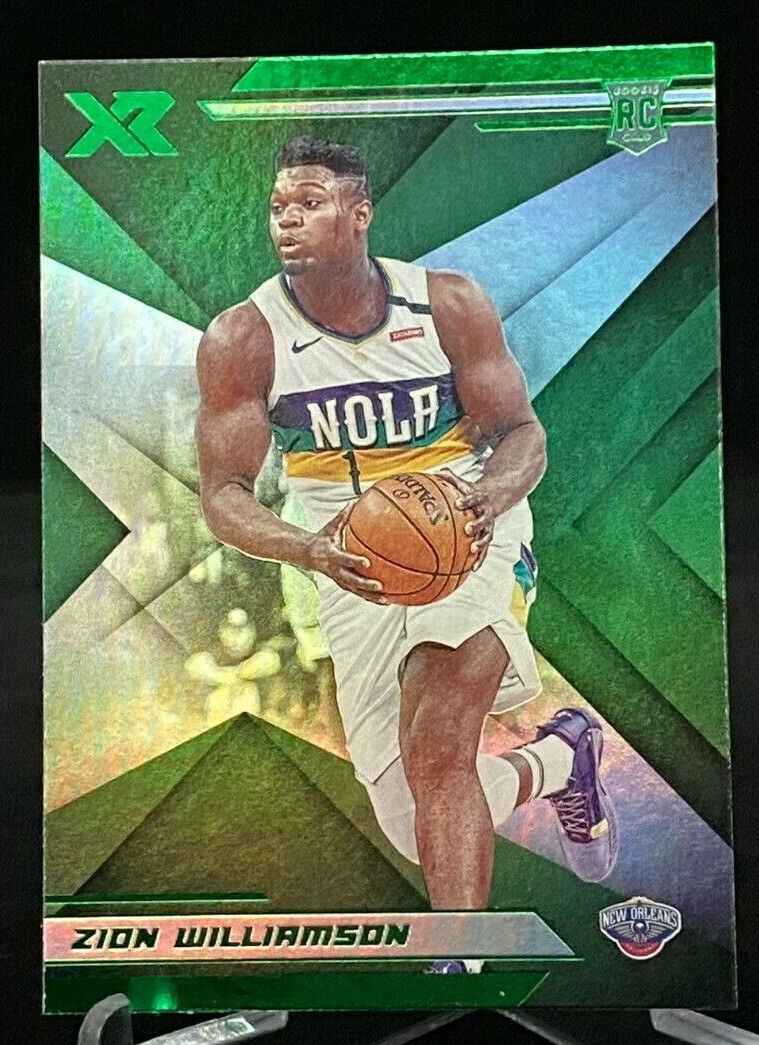 2019-20 Chronicles XR Green #271 Rookie Zion Williamson New