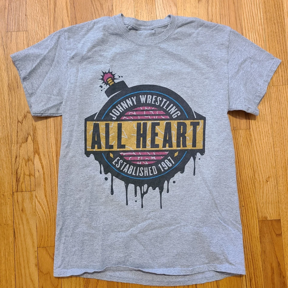 Camiseta Johnny Gargano All Heart Exploder M Mediana Johnny Wrestling WWE HÁGALO USTED MISMO NXT Foto 2 de 4