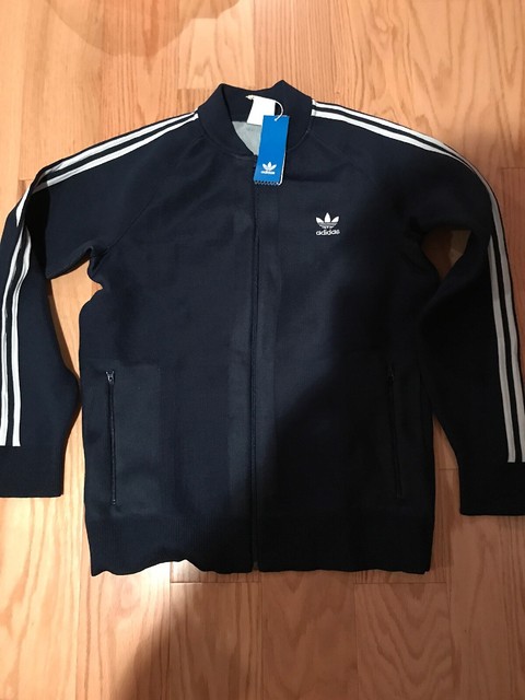 adidas knitted track top