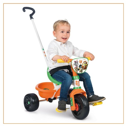 triciclo 44 gatti passeggino a spinta per bambini bimbo bimba 1 2 3 anni |  eBay