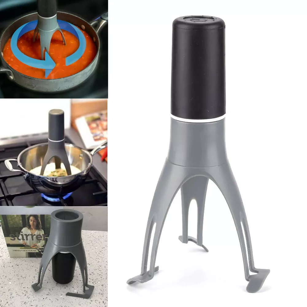 3-speed Automatic Hands-Free Pot Stirrer for kitchen cooking.