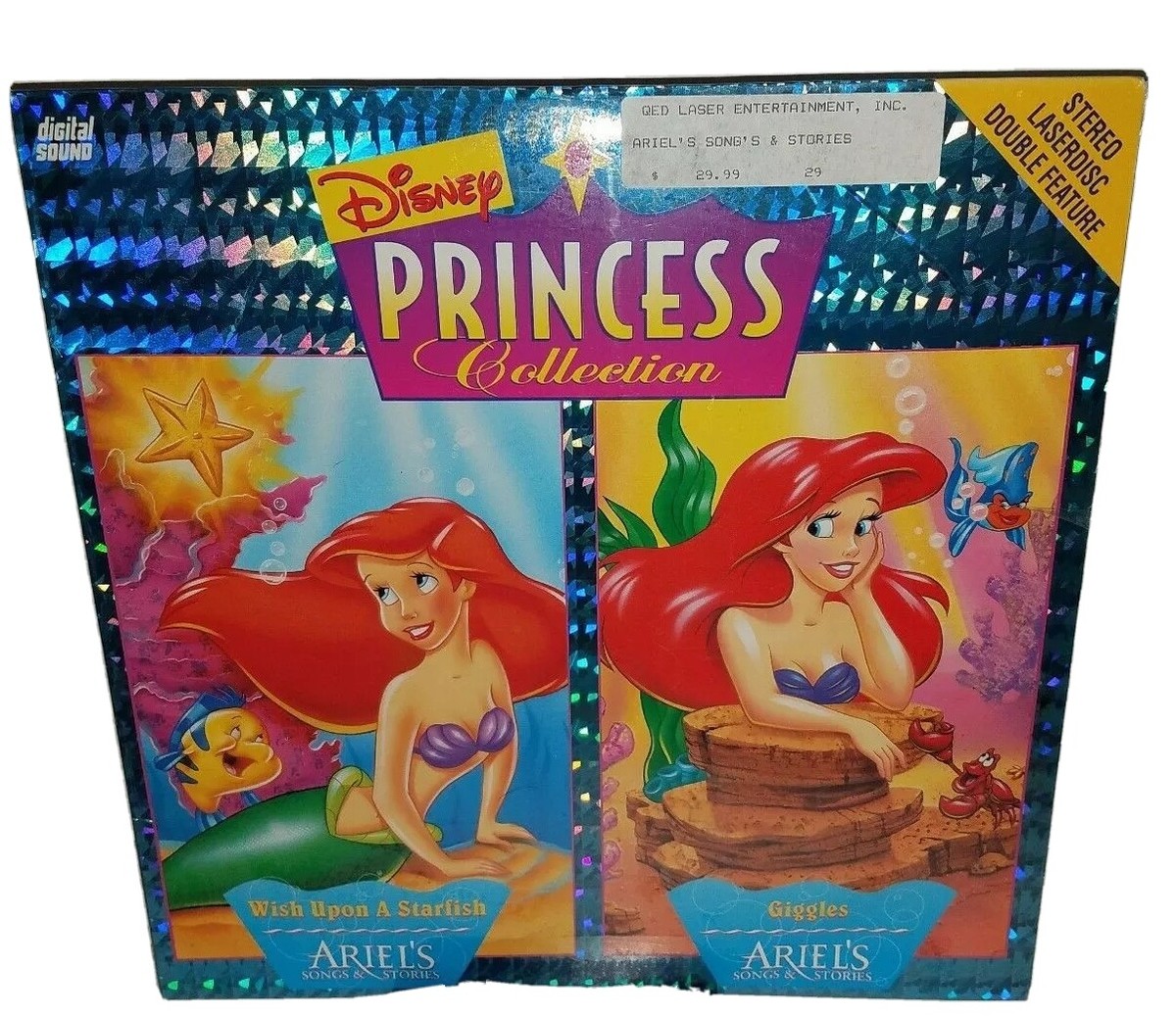 NEW! Laserdisc Disney Princess Collection Ariel's Songs Stories