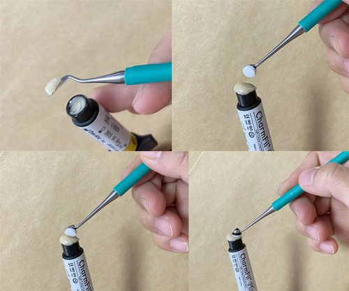 1 Juego de Espátula Dental Compuesto Resina Gris Herramientas Rápidas Almohadillas de Espuma OptraSculpt - Imagen 9 de 19