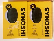 Lot of 2 Synoshi Sponge Brush Heads 6 x2 Units for Cleaning Smooth Surfaces