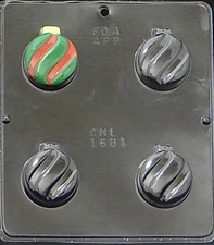 Christmas Ornament Chocolate Cookie Sandwich Mold 1681 NEW