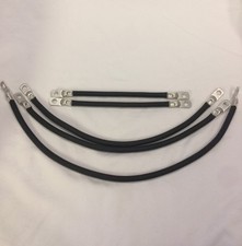  4 Awg HD Golf Cart Battery Cable Set EZ-GO Marathon 1986-1994 36V X444 5pc Kit