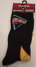 NIP New Pair Doritos Chips Socks Crew Size Adult Crunchy 