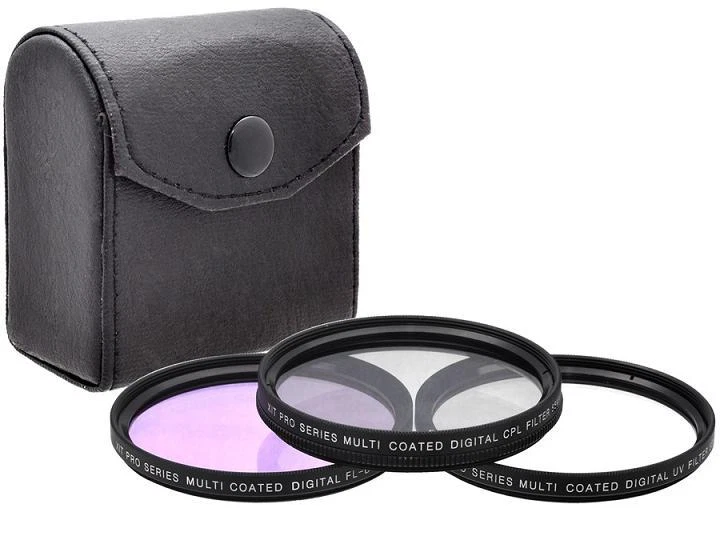 58mm Filter Kit UV-CPL-FLD + Macro Close Up +1+2+4+10 Lens Set for Nikon Canon - Image 3 of 4
