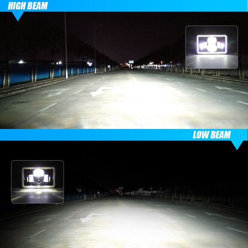 4X DOT 4x6'' LED Headlights for Kenworth T800 T400 T600 W900B Classic 120/132 HK - Picture 3 of 12