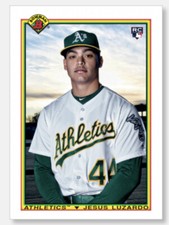 JESUS LUZARDO 2020 Bowman Baseball Oversized 1990 Bowman Card 5x7 #/49