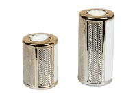 Moderner Teelichthalter Teelichtleuchte Windlicht Im 2Er Set Aus Keramik 10+15Cm