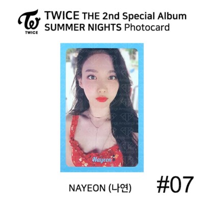 TWICE SUMMER NIGHTS DANCE THE NIGHT AWAY Official Photocard NAYEON