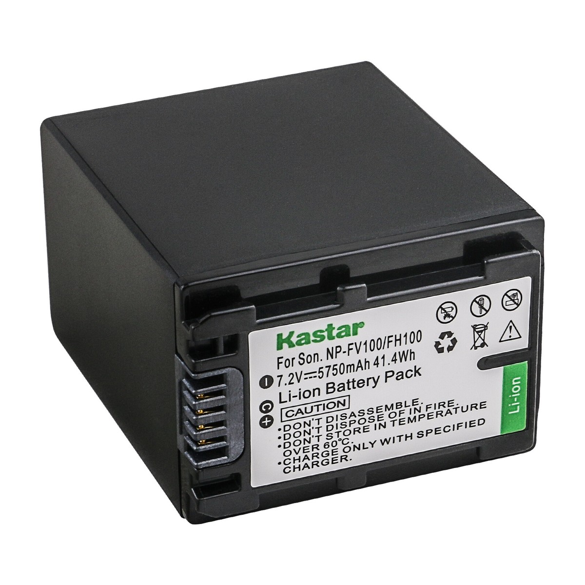 Kastar NP-FV100 Replacement Battery for Sony NPFV100 FV100 CX160 