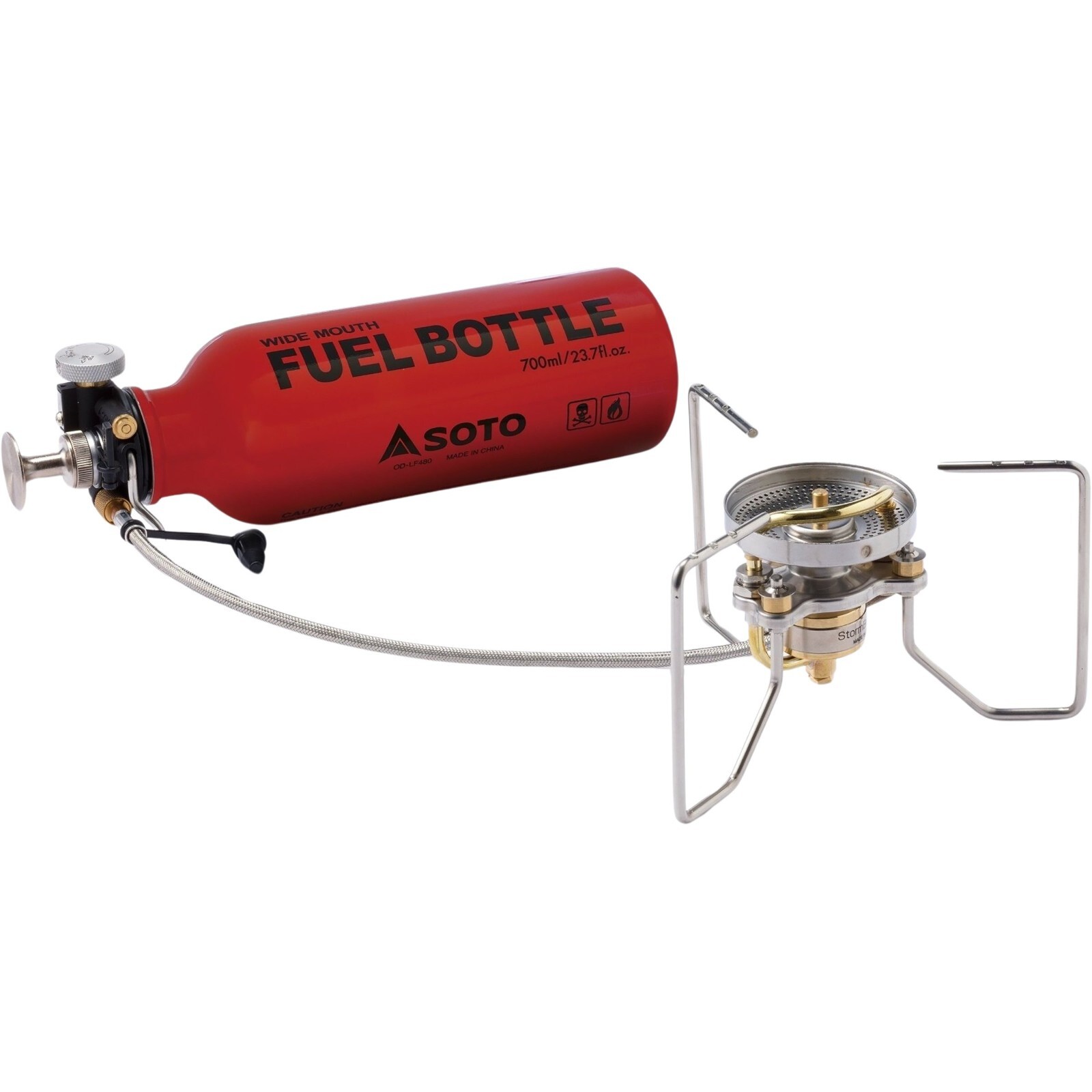 Soto StormBreaker Dual Fuel Stove with Fuel Bottle included