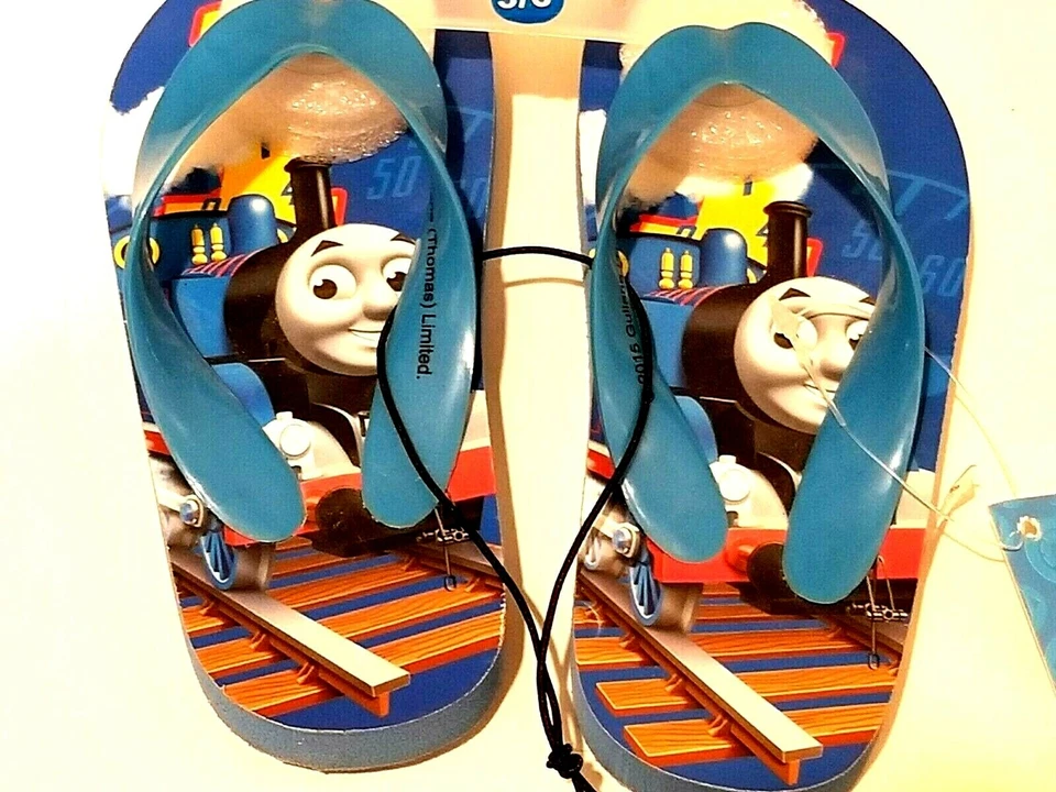 Sandalias chanclas Little Kid Thomas The Tank Engine 2015 nuevas con etiquetas talla S para niños Foto 4 de 4