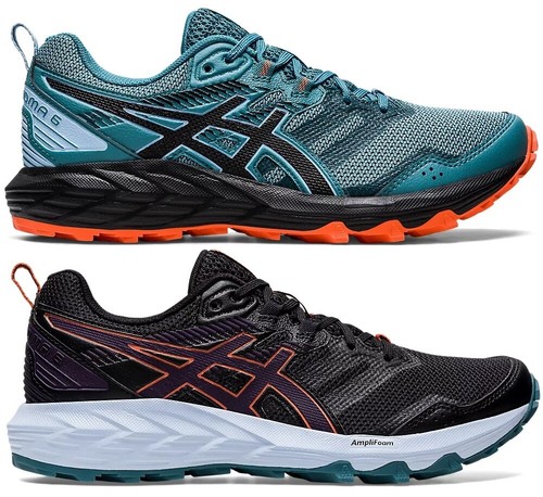 Asics Gel Sonoma 6 Zapatos Schuhe Mujer Hombre Trail Running Negro Kayano - Afbeelding 1 van 15