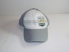 Rolex 24 Daytona White Gray Adjustable Strapback Hat Cap January 28-29 2017
