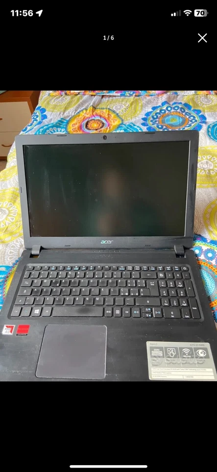  Acer Aspire 3 A315-21-90VF A9-9420 Computer portatile 39,6 cm (15.6") HD AMD A9 - Immagine 3 di 4