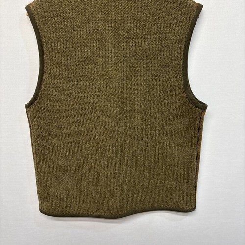 Orvis Men Sleveless 100% Wool Vest Jacket Size Medium Plaid D005 -5 - Picture 12 of 13