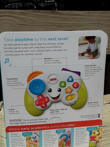 Fisher-Price Laugh & Learn Colorful Game & Learn Controller - Picture 3 of 10