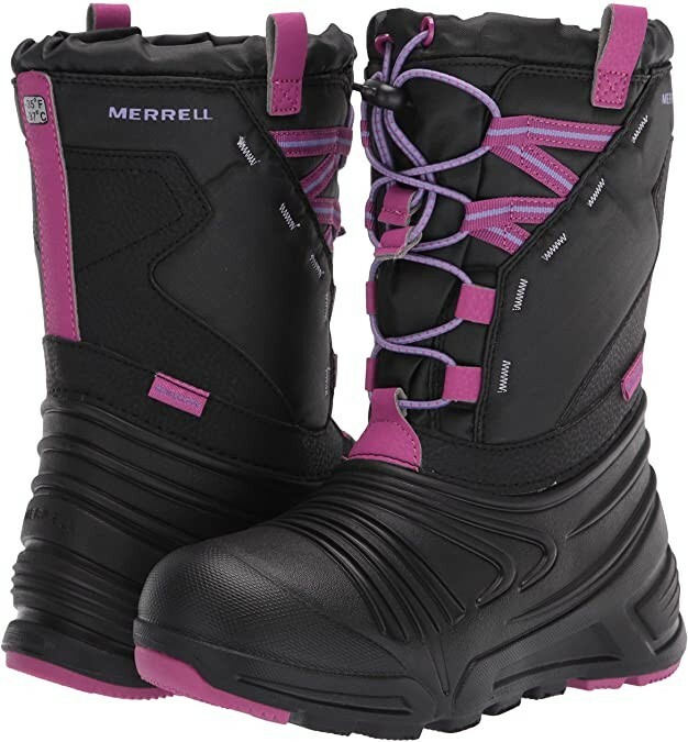 Stivali impermeabili Merrell Snow Quest Lite 2.0 nero rosa MK163122 taglia 7