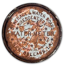 DJ Manhole Cover 1 New Orleans Slip Mat 7" inch Slipmat Portablism Turntable x1