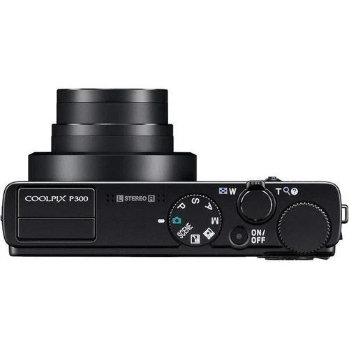 NIKON CoolPix P300 12MP Compact Digital Camera Black - Picture 2 of 6