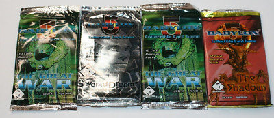 Babylon 5 CCG Packs -- Mix and Match from different sets! 4 Pack Lot