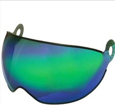 VISIERA MOMO DESIGN ANTIGRAFFIO SPECCHIATA VERDE MADE IN ITALY NON ORIGINALE