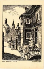 Old postcard postcard Rothenburg parish GERMANY (941038)