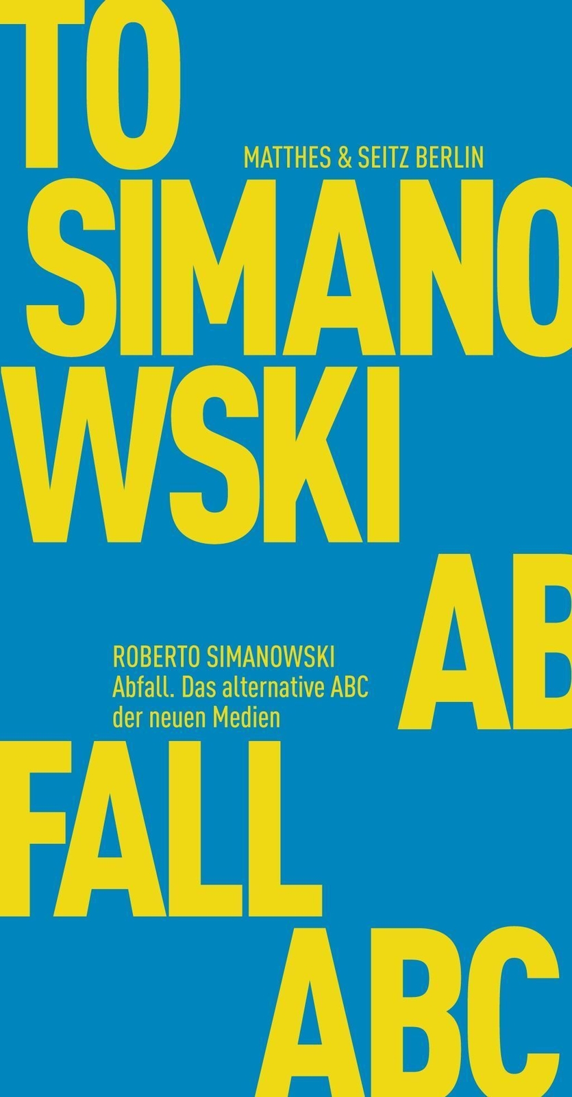 Thumbnail - Roberto Simanowski | Abfall | Taschenbuch | Deutsch (2017) | 186 S.