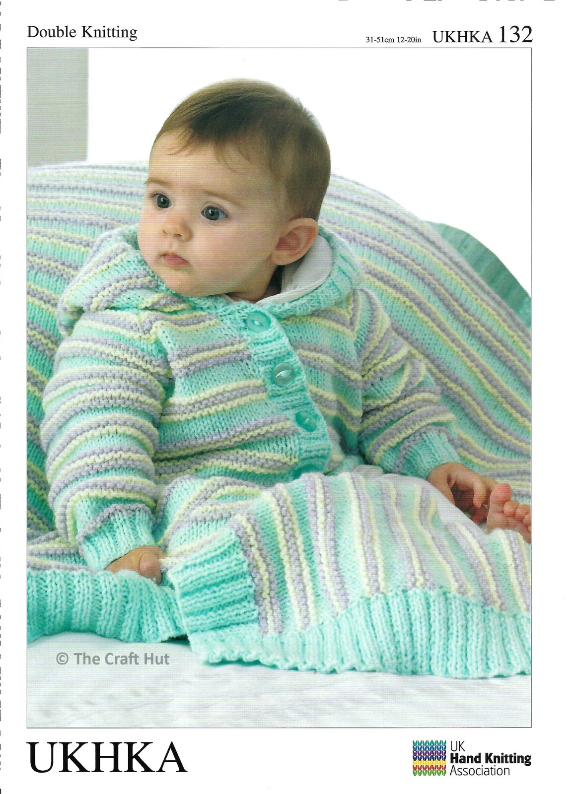 Hand Knitting PATTERN DK Baby Child Cardigans, Hat and Blanket UKHKA132 New