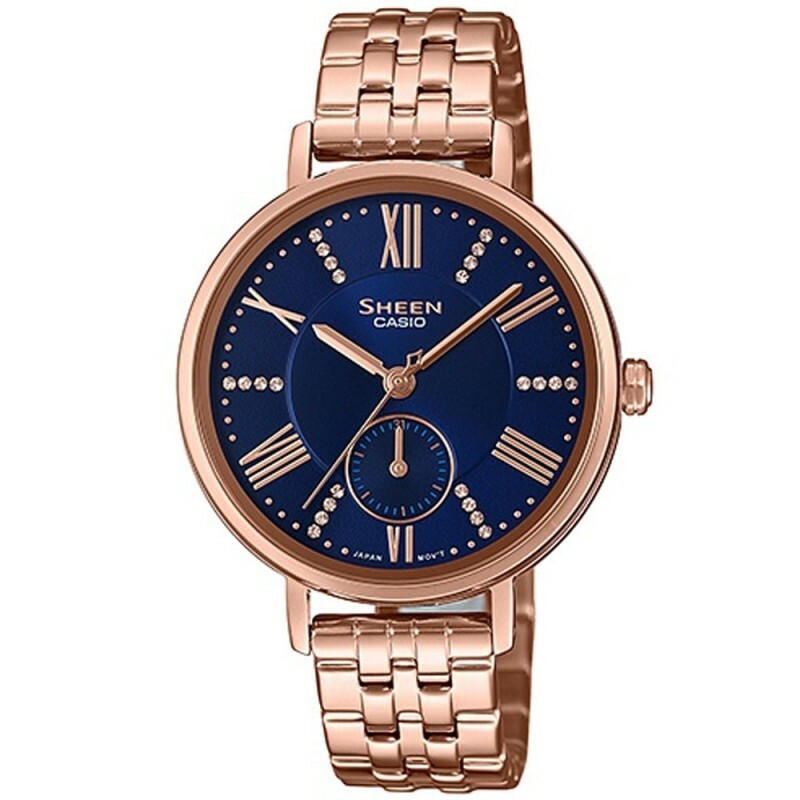 casio sheen blue dial