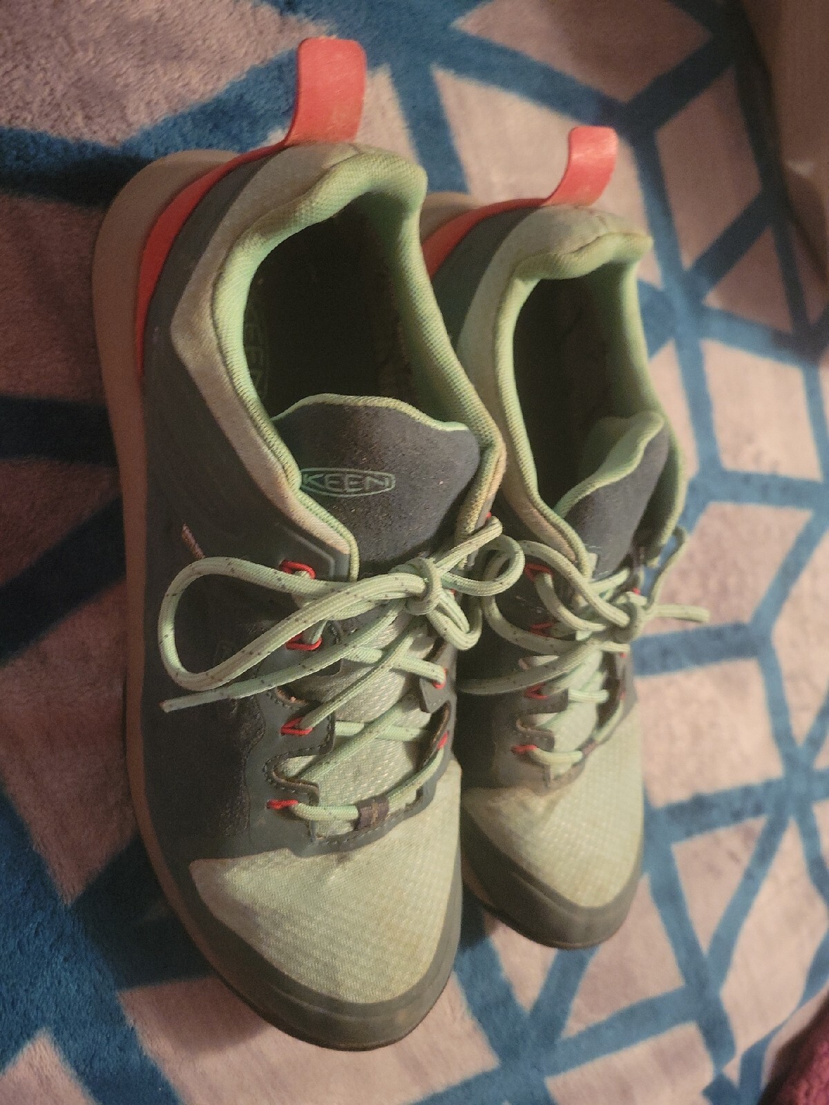 Scarpe da trekking KEEN Konnectfit asciutte impermeabili da donna taglia 10 5 verde acqua verde