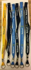 Official Walmart Associate Lanyard Assorted Lot (24) BRAND NEW