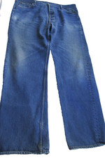 Levi 501xx vtg USA made 46x38 Big Tall red tab button fly blue jean 1980's 2