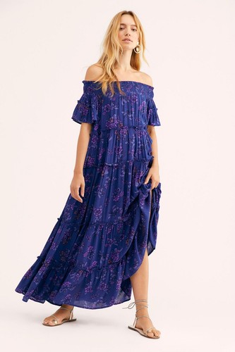 Floral Maxi Dress Size XS Z209-14 
