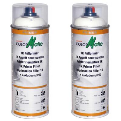 2 x Colormatic Füllprimer Spray 400ml Primer weiß 856532 Grundierung Filler