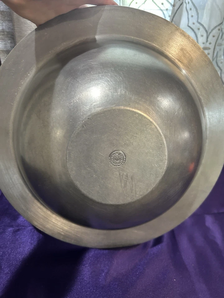 Ensaladera de metal pesada Wilton Reggae Armetale peltre Foto 4 de 4