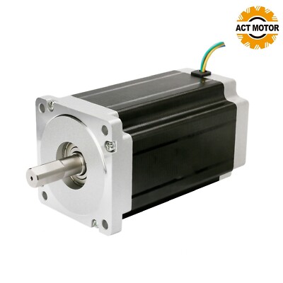 German Ship 1PC Nema 34 Schrittmotor 34HS5460 6A 151mm 1700 oz.in Φ14mm CNC Mill