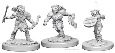 WZK72556 Dungeons & Dragons Nolzur`s Unpainted Minis Goblins
