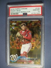 RAUDY READ 2018 Topps Chrome Gold Wave Refractor #120 PSA GEM MINT 10 RC 23/50