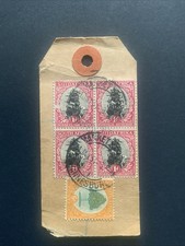 Südafrika um 1925, Paketanhänger