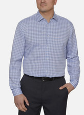 Kenneth Cole Men's Regular Fit Dress Shirt, Multi, MEDUIM