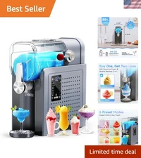 Compact Soft Serve Ice Cream & Slushy Machine - Perfect for Home Entertainers
