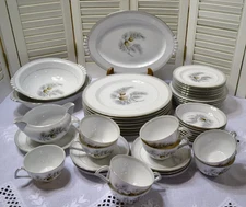 Kent China "Silver Pine" Replacements, Made in Japan - U Pick